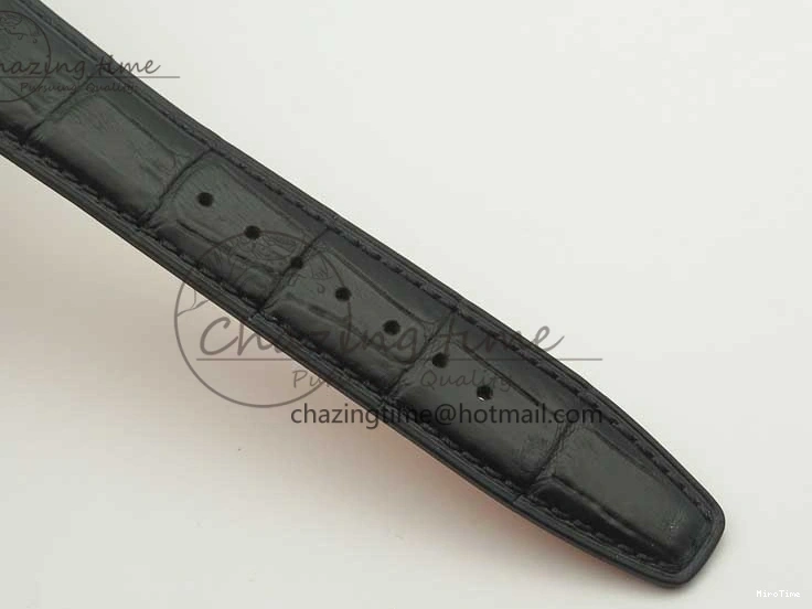 MIROTIME 0308 Portuguese Chrono SS ZF 1:1 Best Edition Gray Dial SS On Black Leather Strap A ZipUp 7215